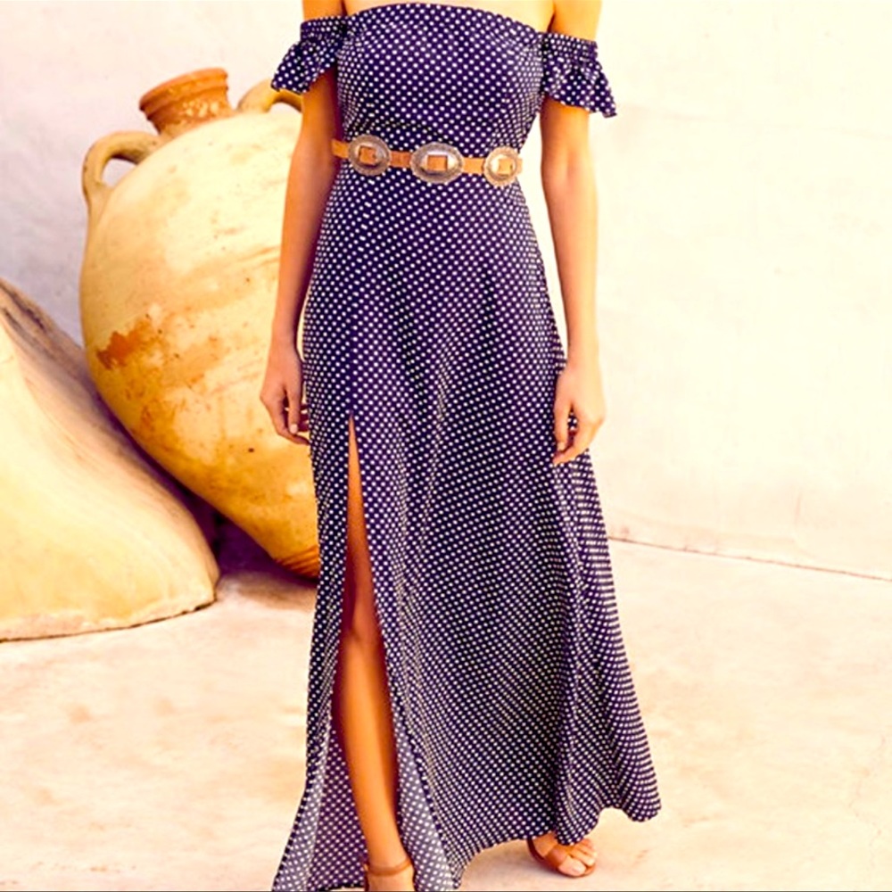 Lulus polka dot dress